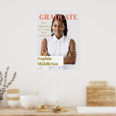 Afstuderen Modern Afstuderen kop Foto Poste Poster (Keuken)