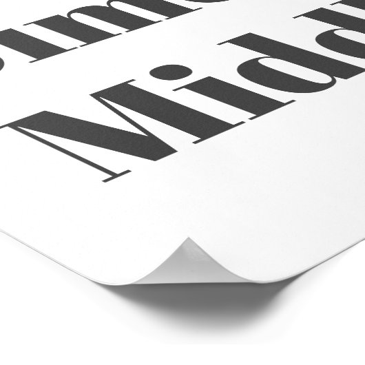 Afstuderen Modern Afstuderen zwarte hoofdfoto Poster (Hoek)