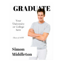 Afstuderen Modern Afstuderen zwarte hoofdfoto