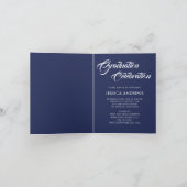 Afstuderen modern bewerkbaar fotoblauw | AFSTUDERE (Binnen)