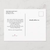 Afstuderen Modern Block Photo Collage Afstuderen Aankondigingskaart (Achterkant)