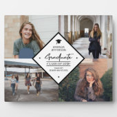 Afstuderen modern elegant script 4 fotocollage fotoplaat (Voorkant)