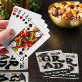 Afstuderen Modern gepersonaliseerd leuk cadeau ide Pokerkaarten