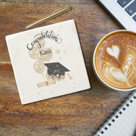 Afstuderen Modern Gift Stenen Onderzetter