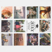 Afstuderen Modern installagram Foto collage Fleece Deken (Voorkant (Horizontaal))