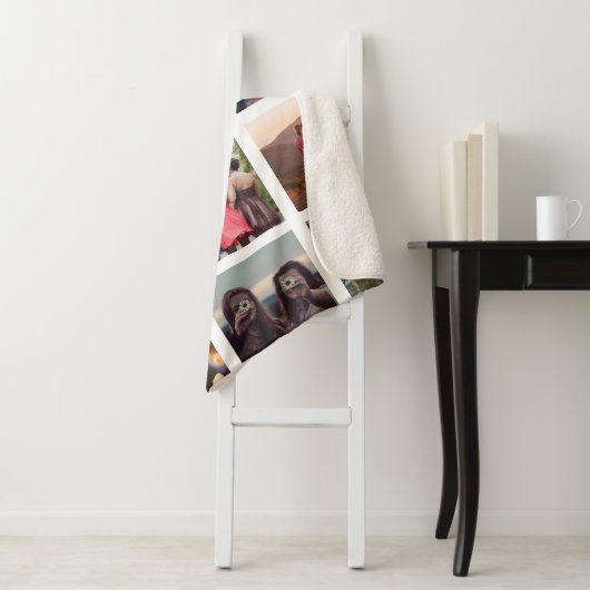 Afstuderen Modern installagram Foto collage Sherpa Deken (In situ)