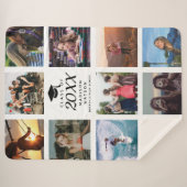 Afstuderen Modern installagram Foto collage Sherpa Deken (Voorkant (horizontaal))