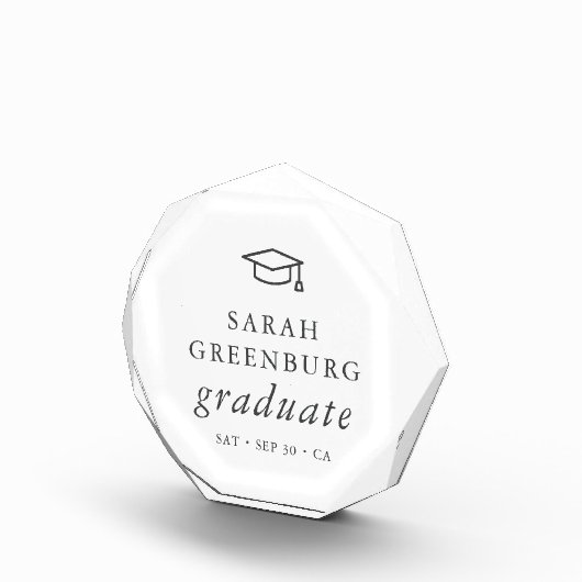 Afstuderen Modern Minimalistisch Eenvoudig grafisc Fotoblokken (Rechts)