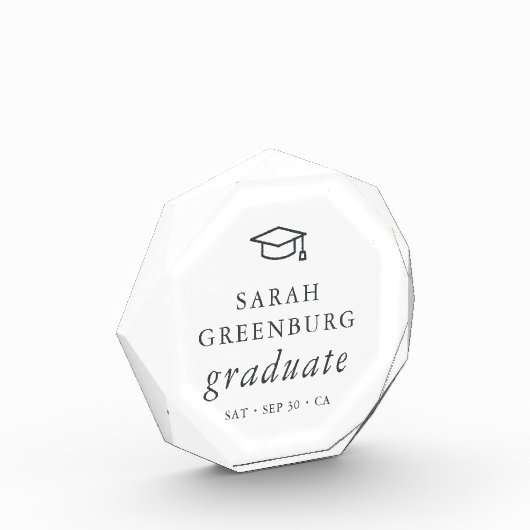 Afstuderen Modern Minimalistisch Eenvoudig grafisc Fotoblokken (Links)