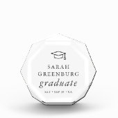 Afstuderen Modern Minimalistisch Eenvoudig grafisc Fotoblokken (Voorkant)