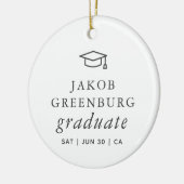 Afstuderen Modern Minimalistisch Eenvoudig grafisc Keramisch Ornament (Links)