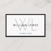 Afstuderen Modern Minimalistische QR-code voor stu Visitekaartje (Voorkant)