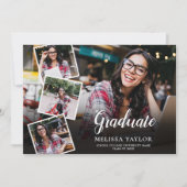 Afstuderen Modern Photo Collage Afstuderen Aankondiging (Voorkant)