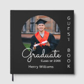Afstuderen Modern Photo Keepsake Custom Afstuderen Gastenboek (Voorkant)