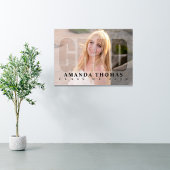 Afstuderen Modern Photo Minimalist Typography Afst Poster