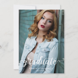 Afstuderen Modern Photo Script Aankondiging