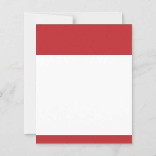 Afstuderen Modern Rood Wit 2025 Party Invitation (Achterkant)