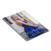 afstuderen Modern Script Photo afstuderen gastenbo Notitieboek (Rechterzijde)