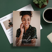 Afstuderen Modern Script Simple 2 Photo afstuderen