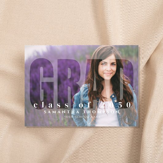 Afstuderen Modern Simple Afstudeerder Typografie T Kaart