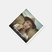 Afstuderen Modern Vette foto | Manuscript naam Afs Servet (Hoek)