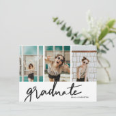 Afstuderen moderne 3e fotograaf Partij Kaart (Staand voorkant)