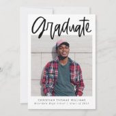 Afstuderen Moderne Afstuderen van het Manuscript M Aankondiging (Voorkant)