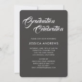 Afstuderen Moderne bewerkbare foto | AFSTUDEREN Kaart (Achterkant)