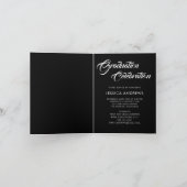 Afstuderen moderne bewerkbare foto zwart | AFSTUDE (Binnen)