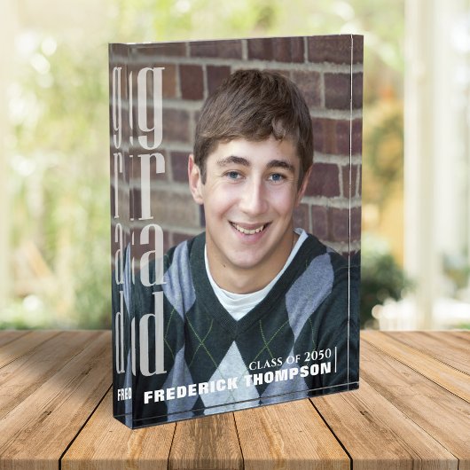 Afstuderen Moderne Foto Eenvoudige Typografie