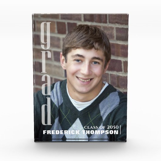 Afstuderen Moderne Foto Eenvoudige Typografie (Voorkant)