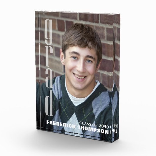 Afstuderen Moderne Foto Eenvoudige Typografie (Rechts)