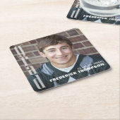 Afstuderen Moderne Foto Simple Minimalist Afstuder Kartonnen Onderzetters (Schuin)