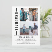 Afstuderen Moderne foto-sjabloon Aangepast Kaart (Staand voorkant)