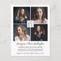 Afstuderen Moderne fotocollage Eenvoudig Afstudeer