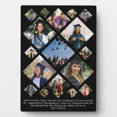 Afstuderen Moderne Fotocollage Fotoplaat (voorkant)