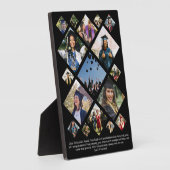 Afstuderen Moderne Fotocollage Fotoplaat (Zijkant)