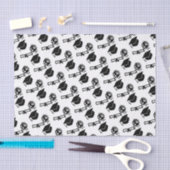 Afstuderen Moderne Icons Black en White Tassel Pet Tissuepapier (Craft)