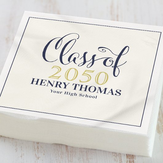 Afstuderen Moderne minimalistische klasse goudmari Servet