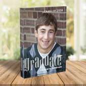 Afstuderen Moderne Typografie Eenvoudig Fotoblokken