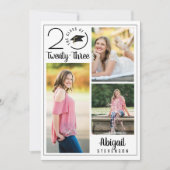 Afstuderen Moderne Typografie Klasse Jaar 4 Foto's Aankondiging (Voorkant)