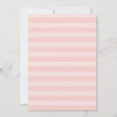 Afstuderen Moderne Waterverf Blush Floral Script Kaart (Achterkant)