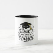 "Afstuderen Mok – Afstuderen Holding Pet Illustrat (Midden)