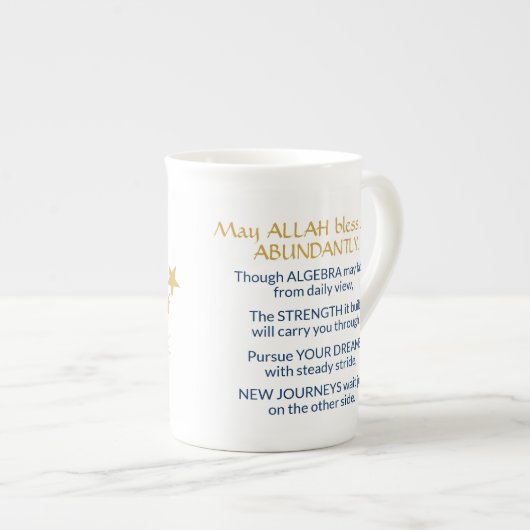 Afstuderen mok met bericht (Voorkant rechts)