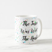 Afstuderen Mok met paarse pet en gans (Voorkant rechts)