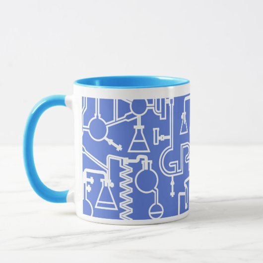 Afstuderen Mok Wetenschap Lab blauw (Links)
