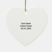 Afstuderen Mortar & Diploma Ornament (Achterkant)