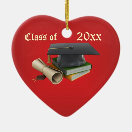 Afstuderen Mortar & Diploma Ornament (Voorkant)
