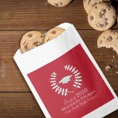 Afstuderen Mortarboard Cardinaal Rood Bedankzakje