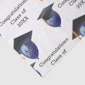 Afstuderen Mortarboard en ballonnen Tissuepapier (Detail)